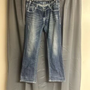 Rock & Roll Cowgirl Blue Boot Cut Jeans